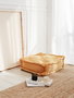 Atelier Del Sofa Cojín de Terciopelo Amarillo 55x55x16 cm Confort y Elegancia